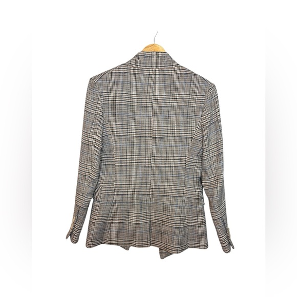 Veronica Beard Orchid Houndstooth-Plaid Dickey Jacket Blazer 0 - Picture 9 of 13